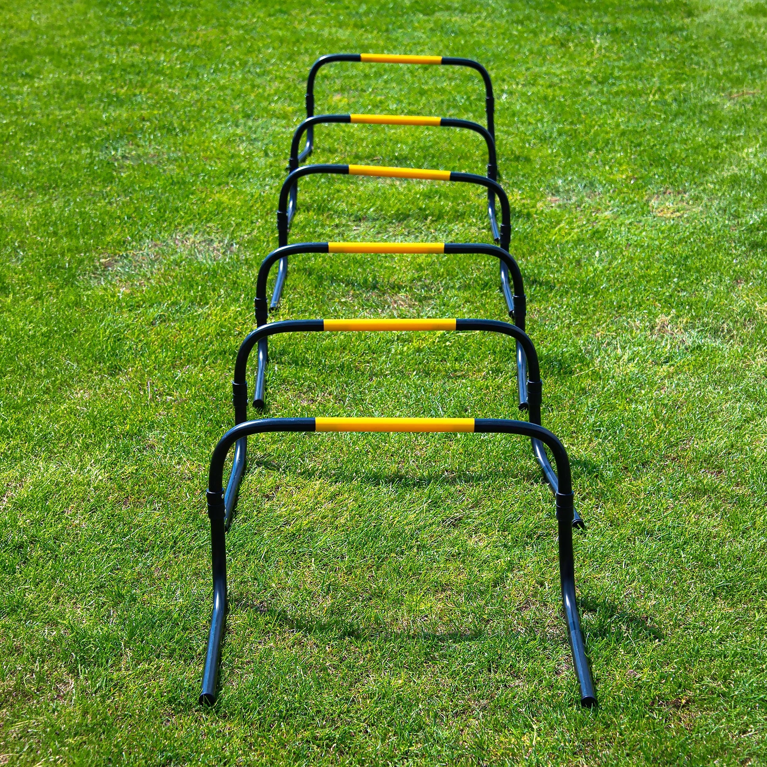 Set of 6 Self-Return Training Hurdles – 20cm