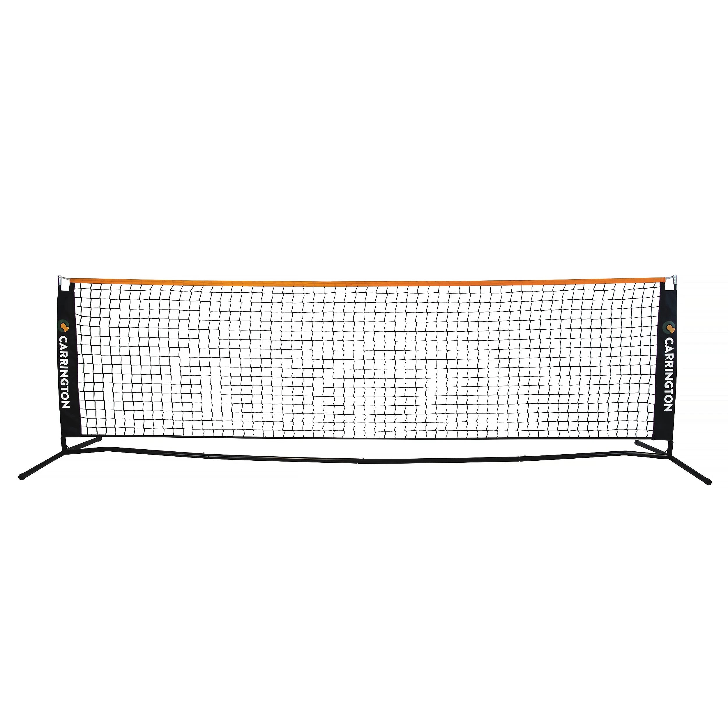 Tennis posts and net with carrying bag - 6m Carrington