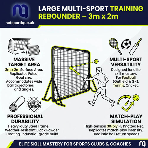 Large Multi-Sport Training Rebounder – 3m x 2m