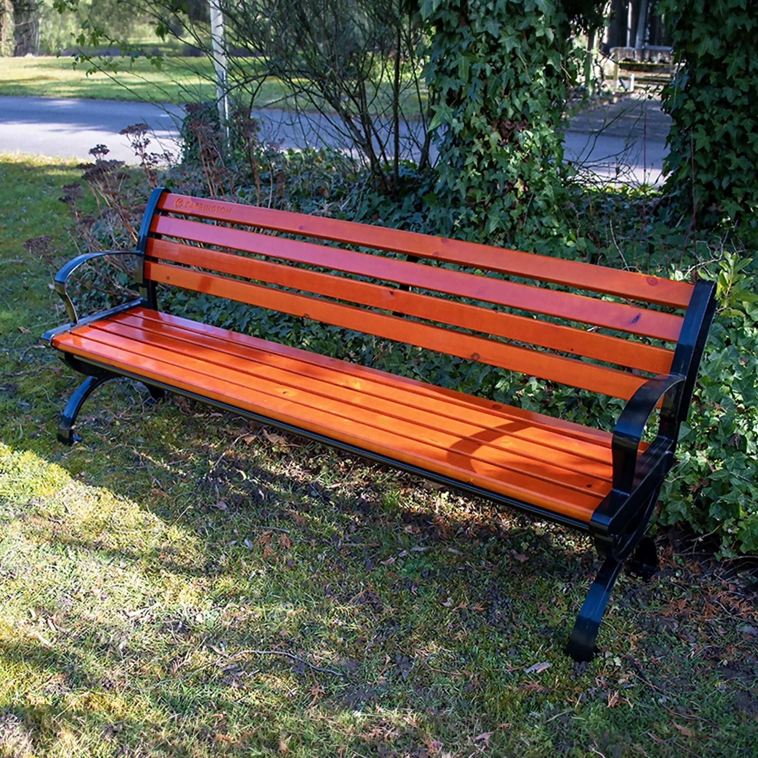 Tennis bench with backrest - 180 cm Carrington
