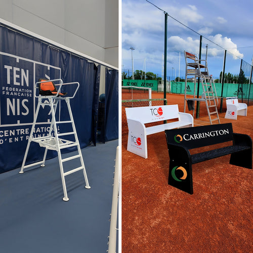 Tennis court bench and chair kit Carrington