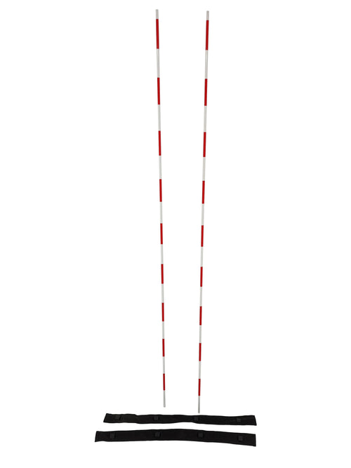 Set of 2 volleyball antennas with velcro fasteners