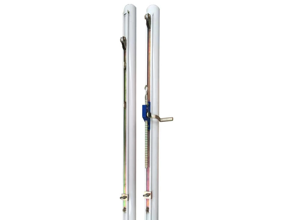 Socketed volleyball posts training - 90mm diameter