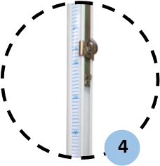 Steel volleyball posts competition - 90mm diameter with sleeves