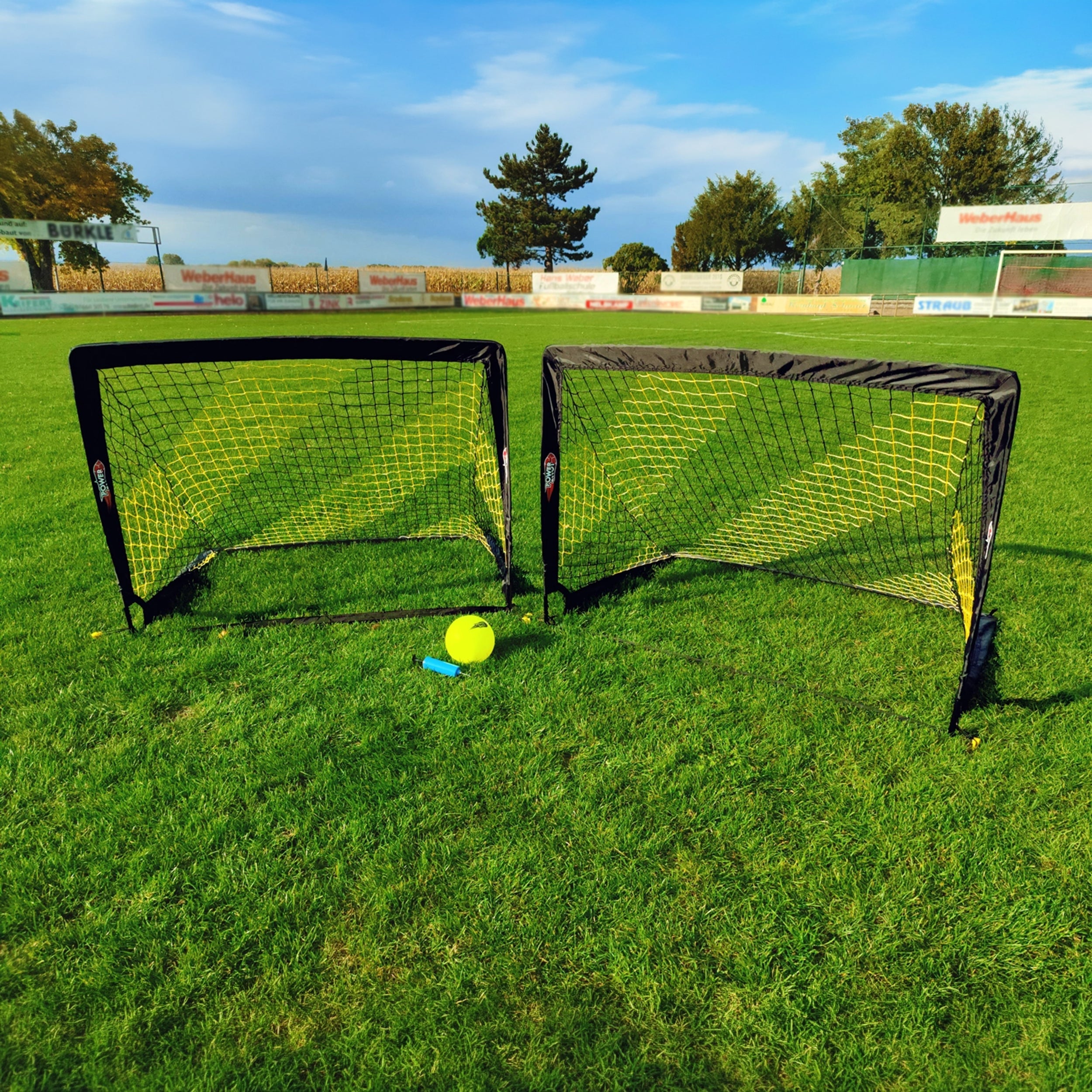 Pair of Pop Up Goals - 0.9m x 0.6m (3' x 2') Powershot