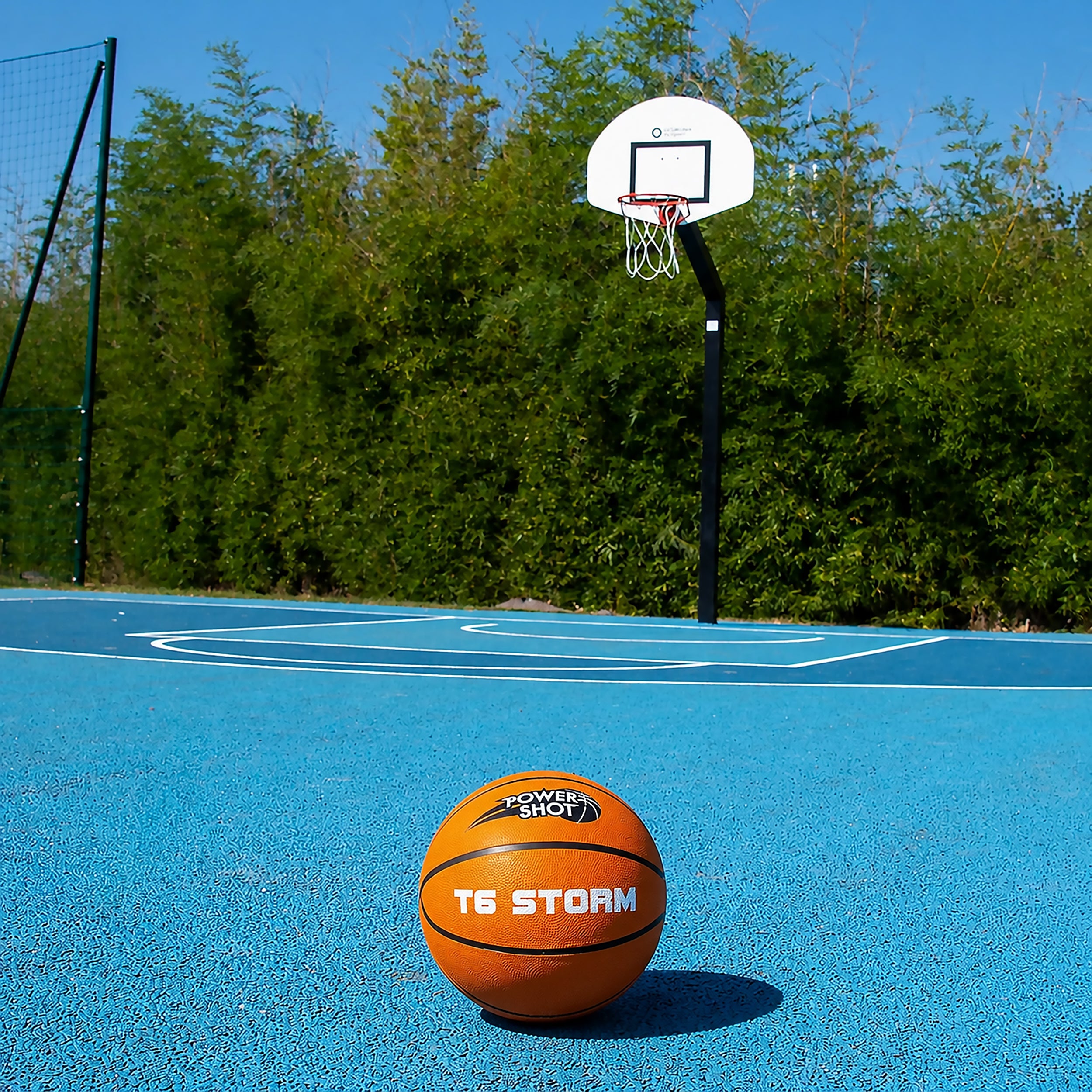 Basketball size 6 with free pump and storage bag