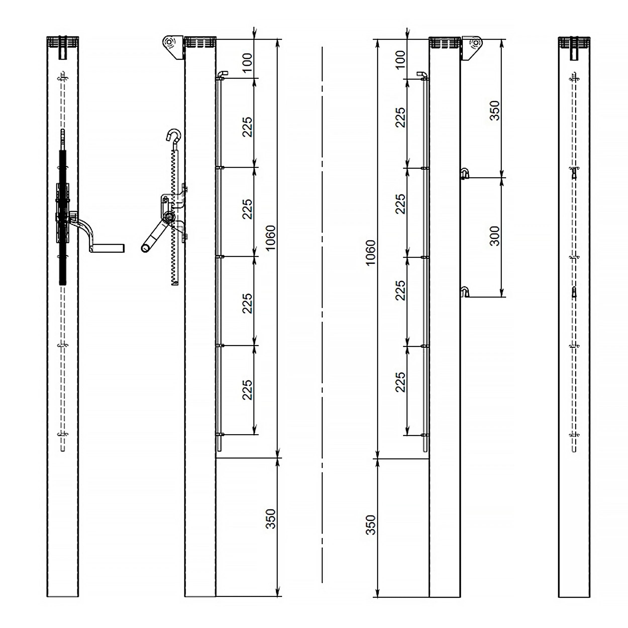 Pair of square tennis posts with steel sheaths - 80mm x 80mm Carrington