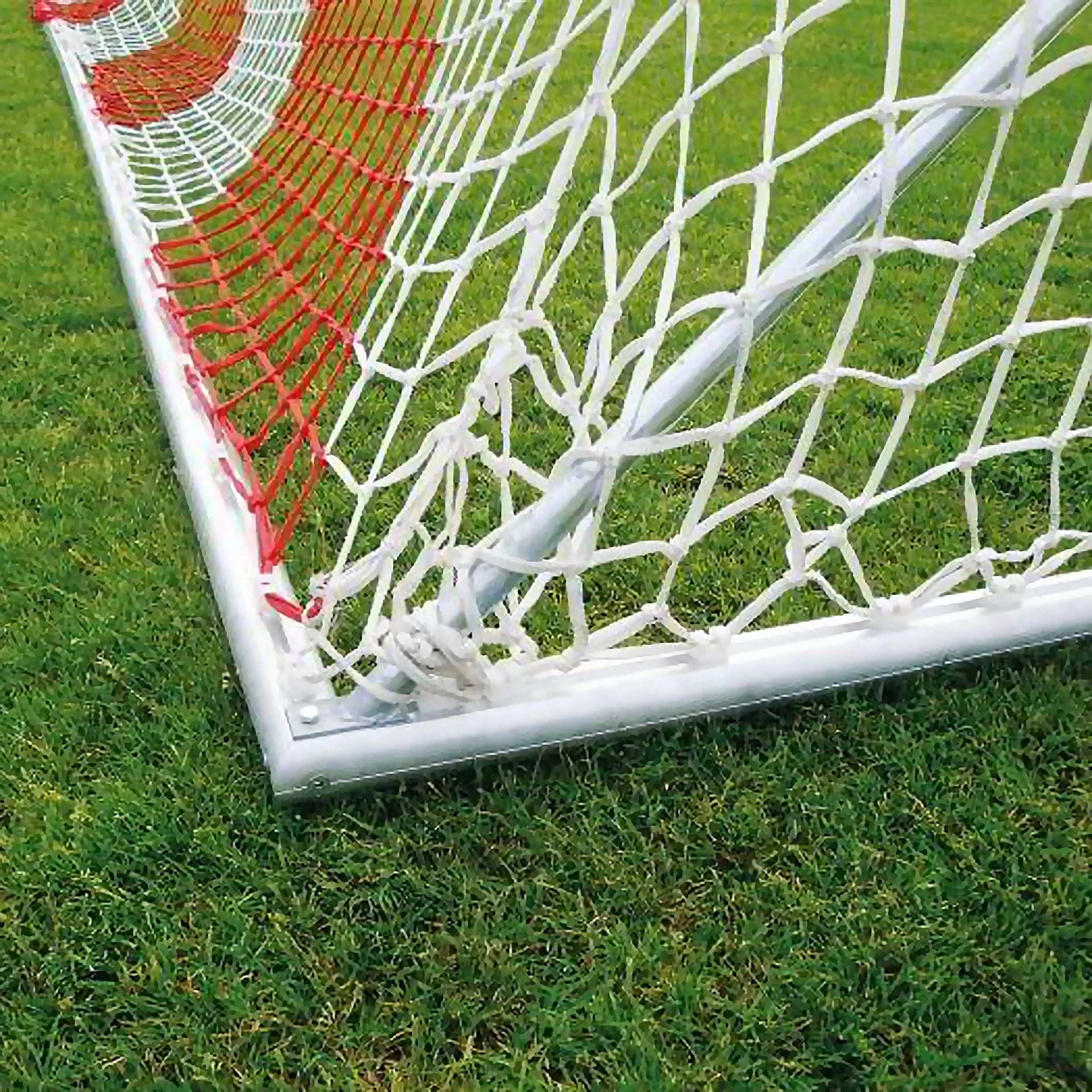 Transportable professional 11-a-side football goal aluminium - 7.32m x 2.44m with net Powershot