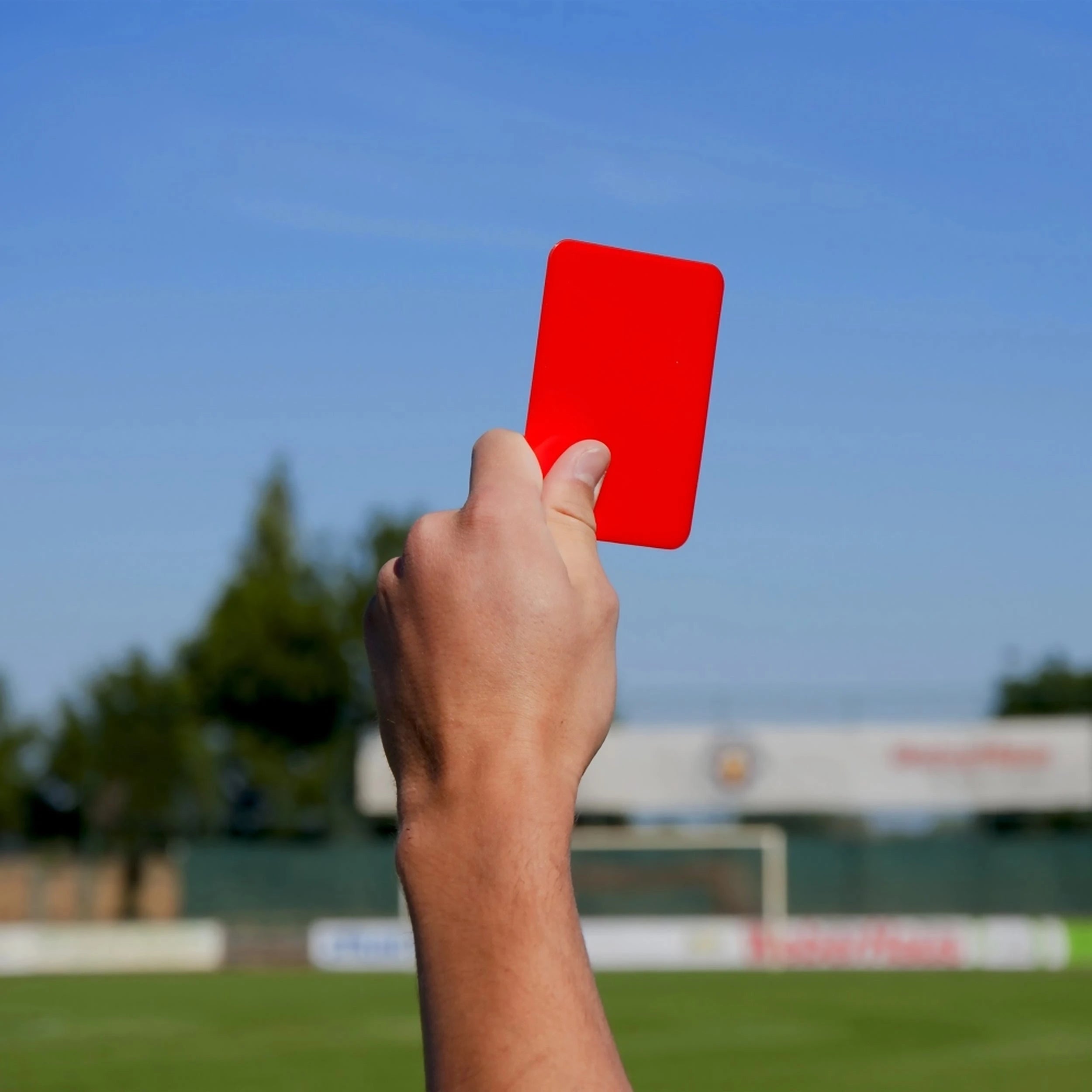 Pair of referee cards yellow and red Powershot