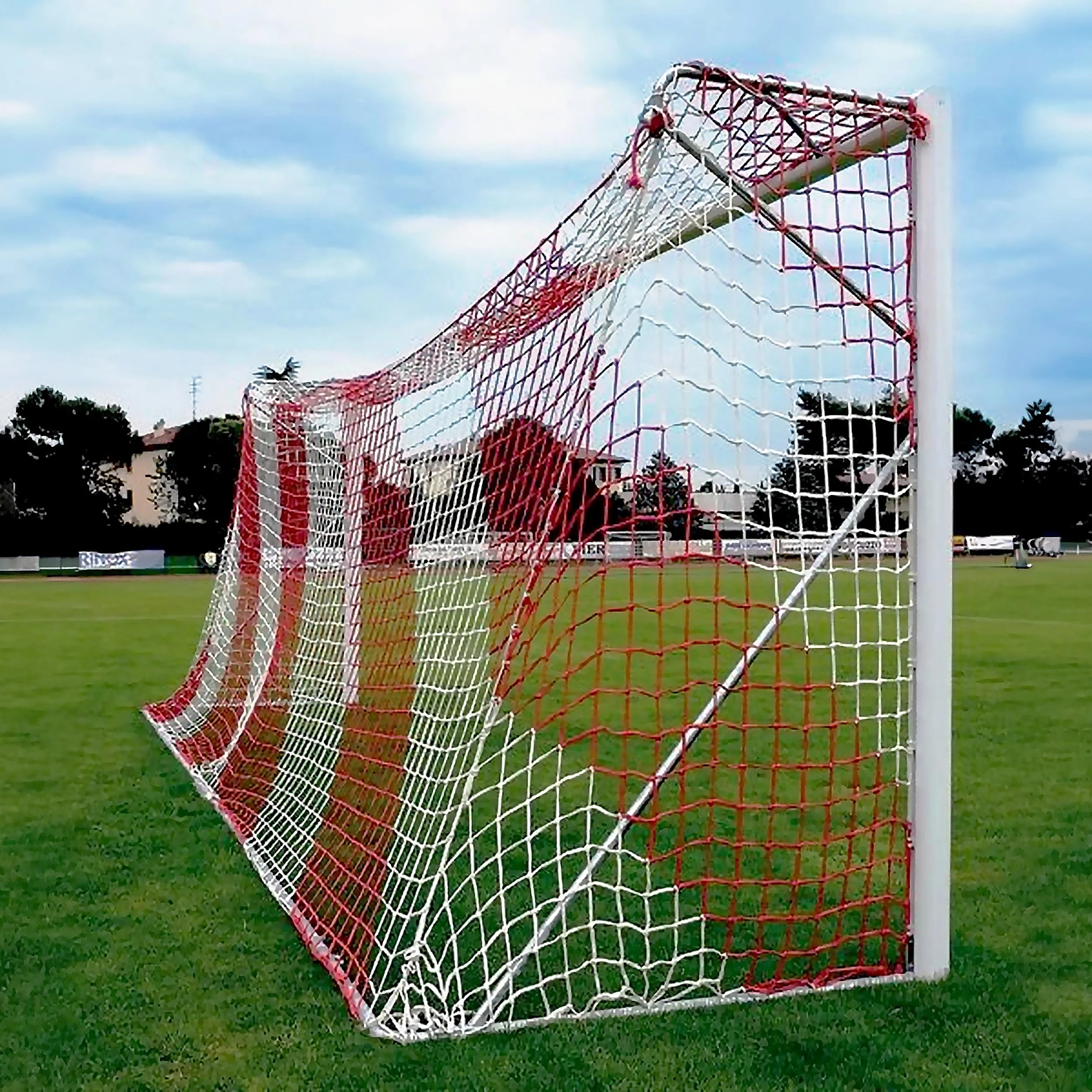 Transportable professional 11-a-side football goal aluminium - 7.32m x 2.44m with net Powershot