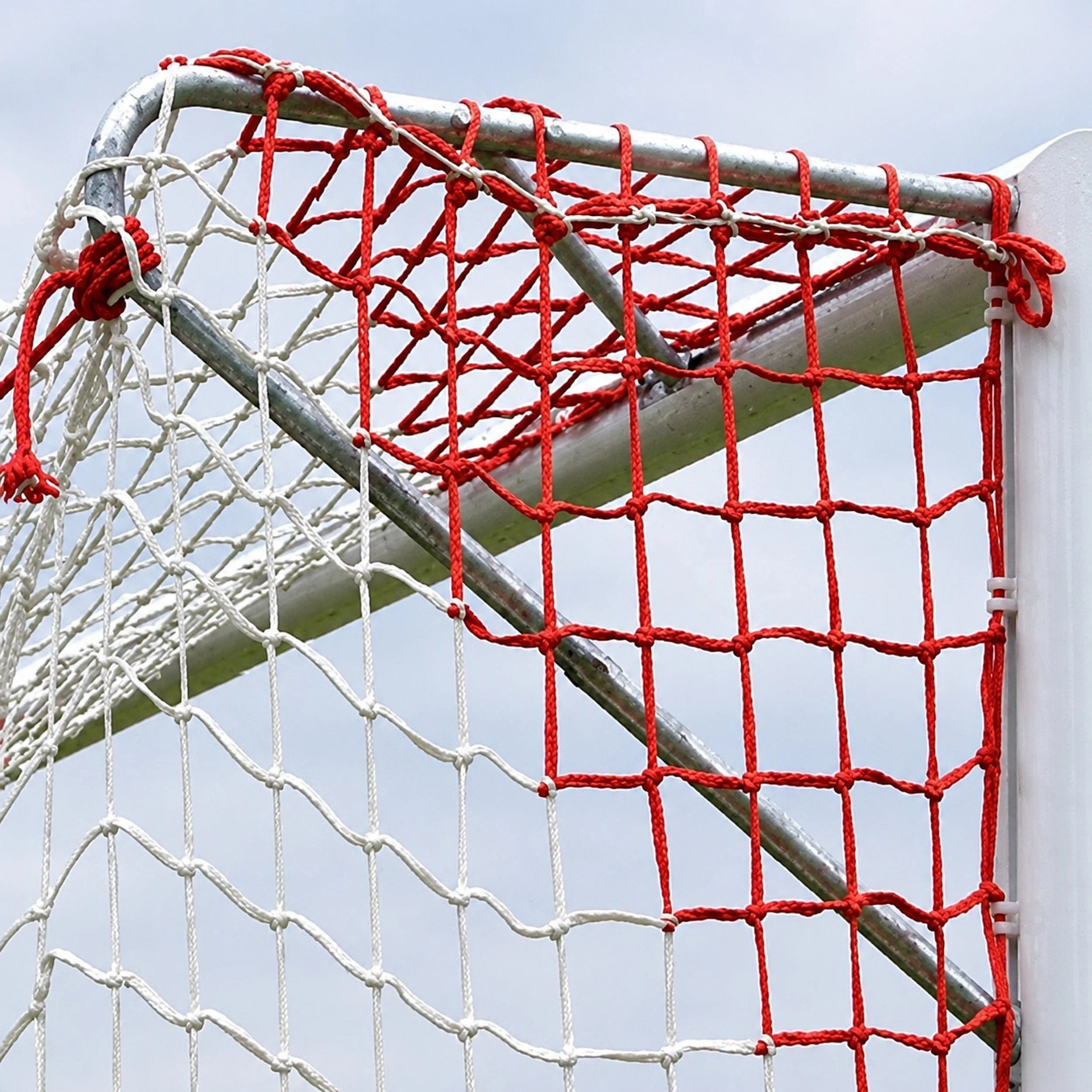 Transportable professional 11-a-side football goal aluminium - 7.32m x 2.44m with net Powershot