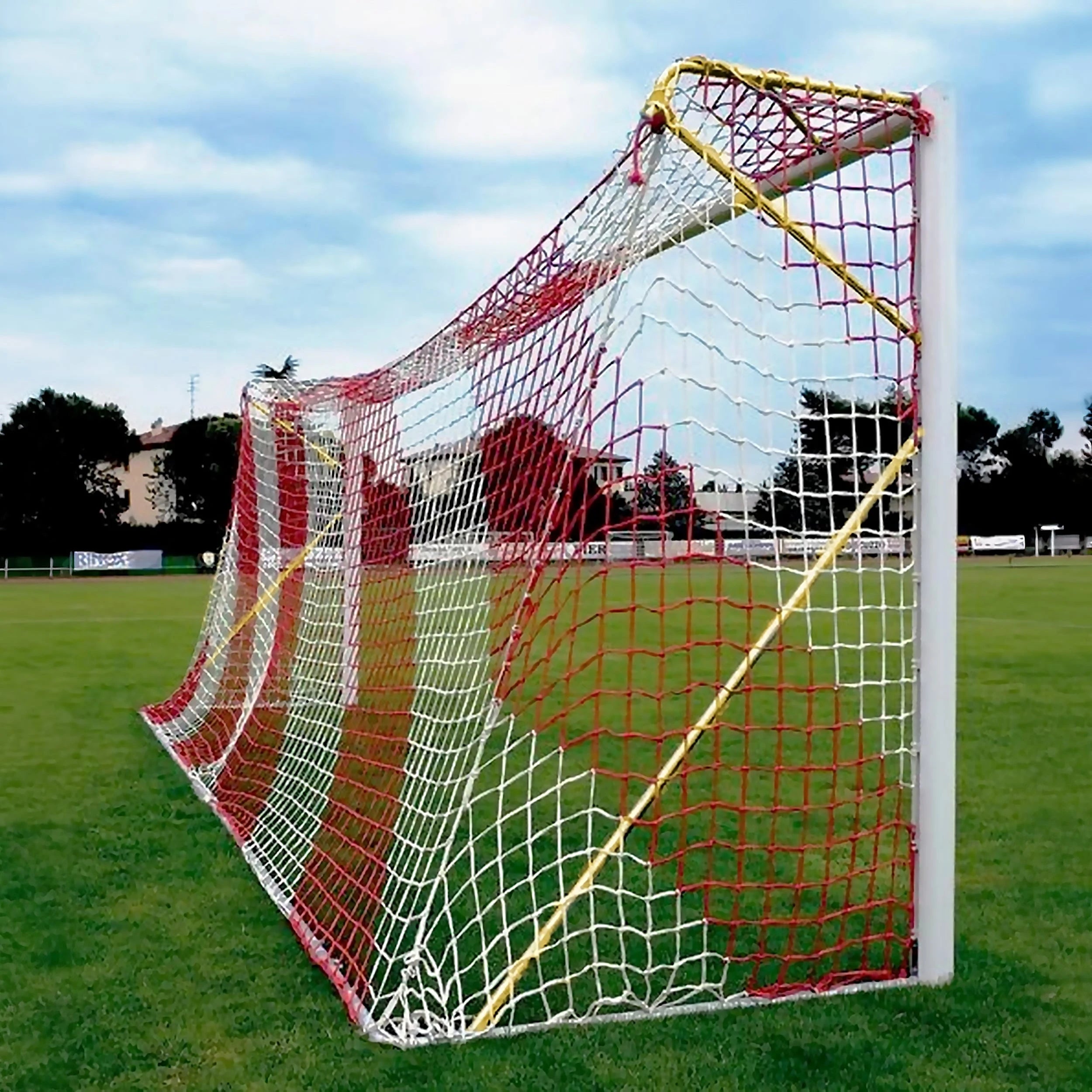 Transportable professional 11-a-side football goal aluminium - 7.32m x 2.44m with net Powershot