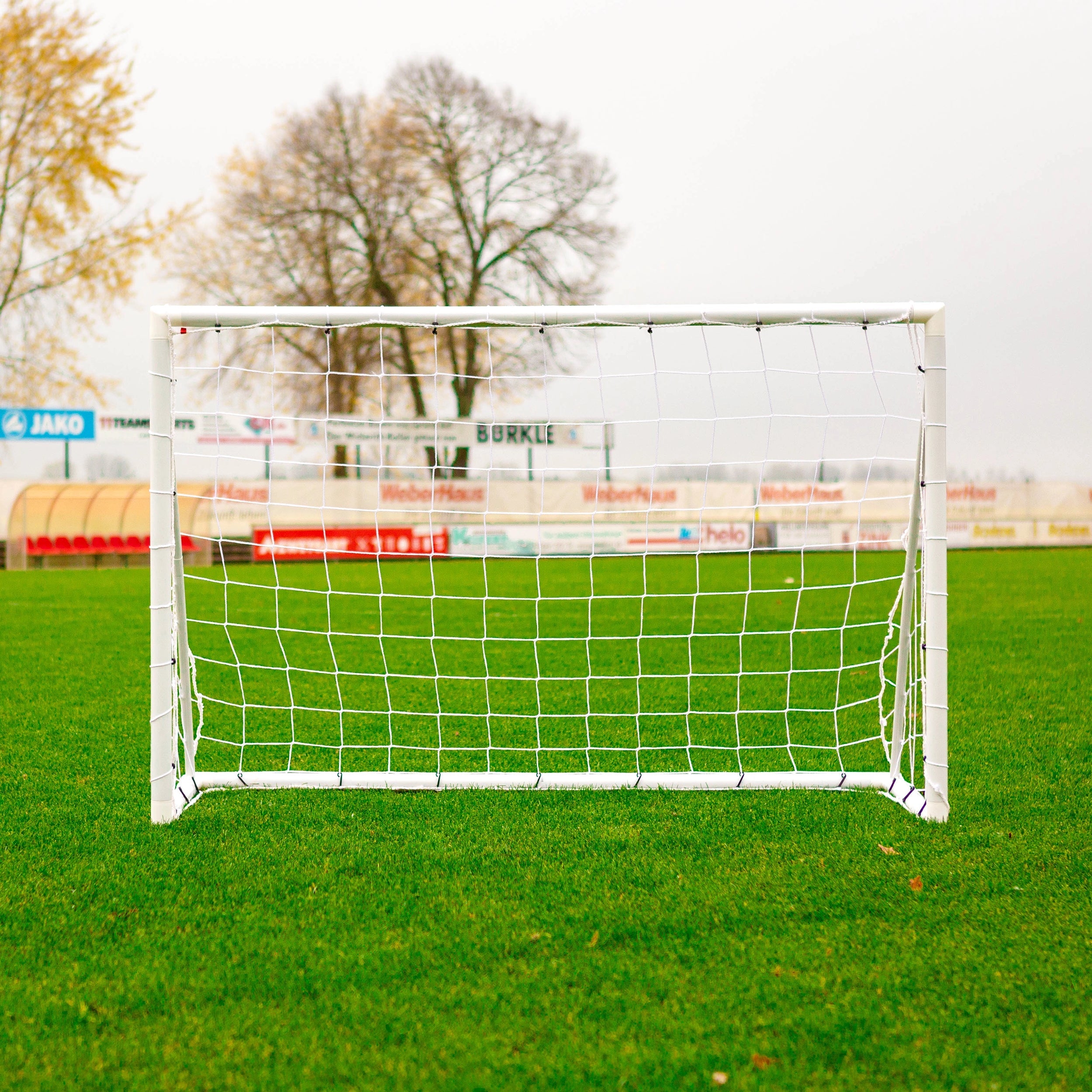 Football goal - 1.8m x 1.2m uPVC white Powershot