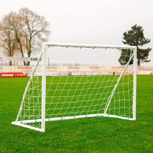 Football goal - 1.8m x 1.2m uPVC white Powershot