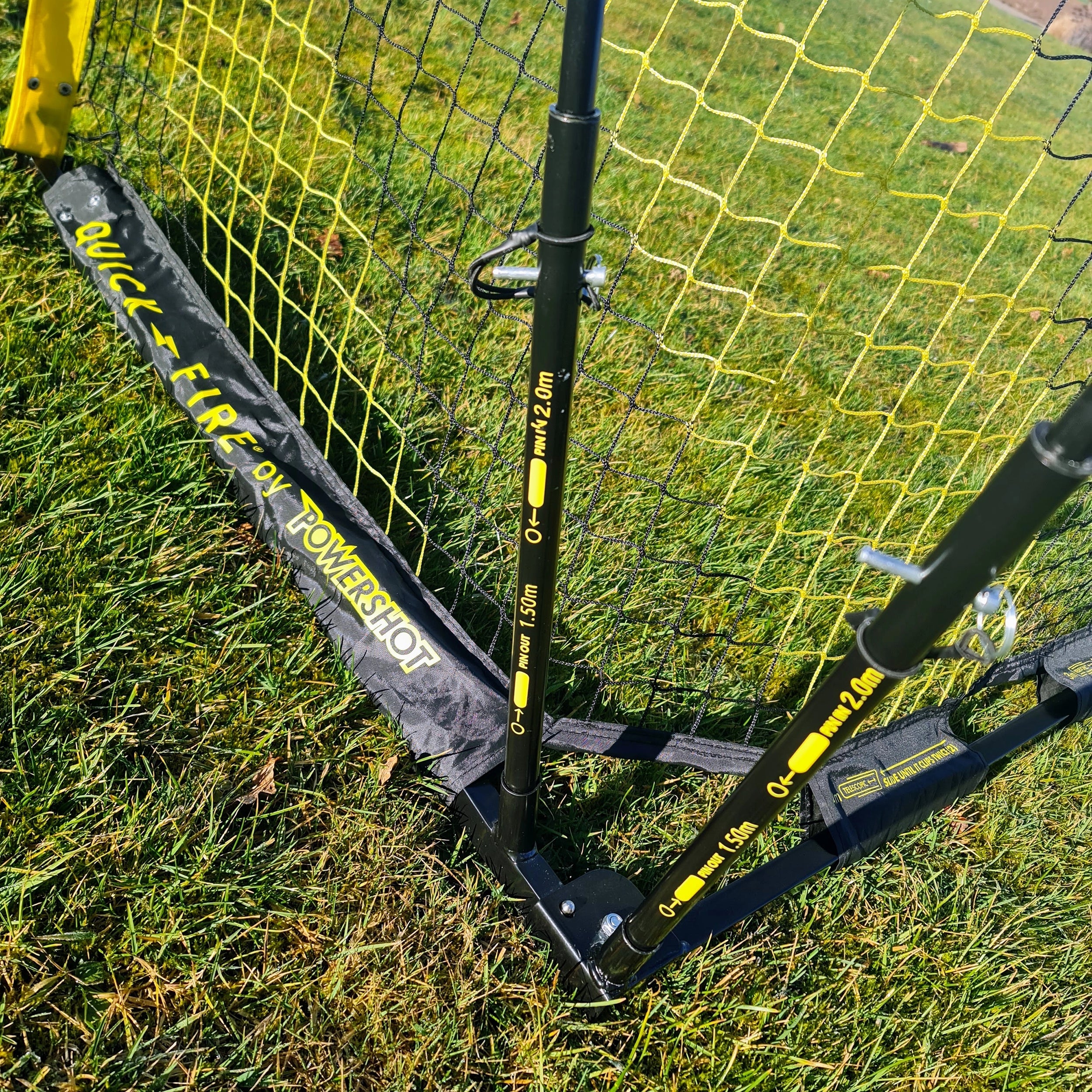 QuickFire® football goal – 3.6 or 4.9m x 1.8 or 2.1m - Multisize Powershot