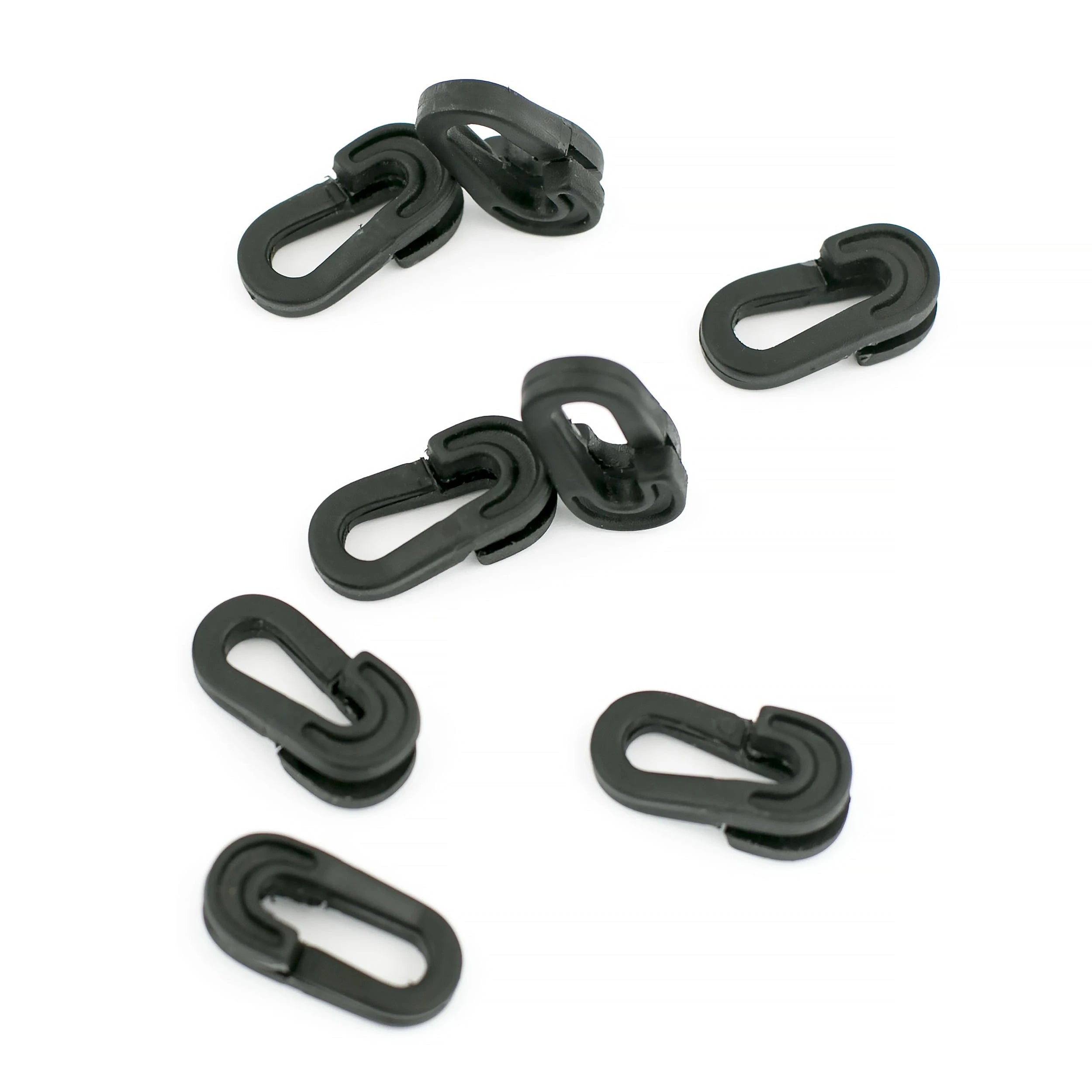 Set of 40 black net clips Powershot