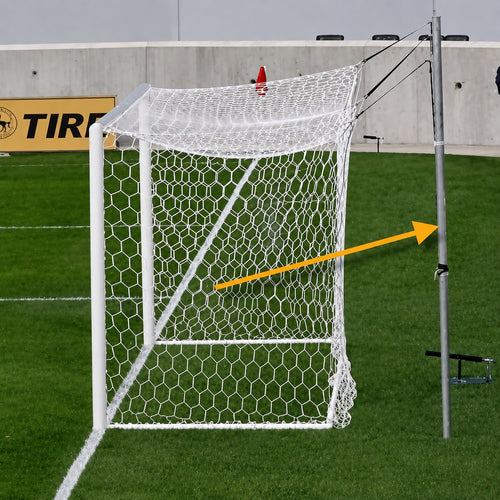 Football Goal Net Support Posts (pair) 2.70m above ground Powershot