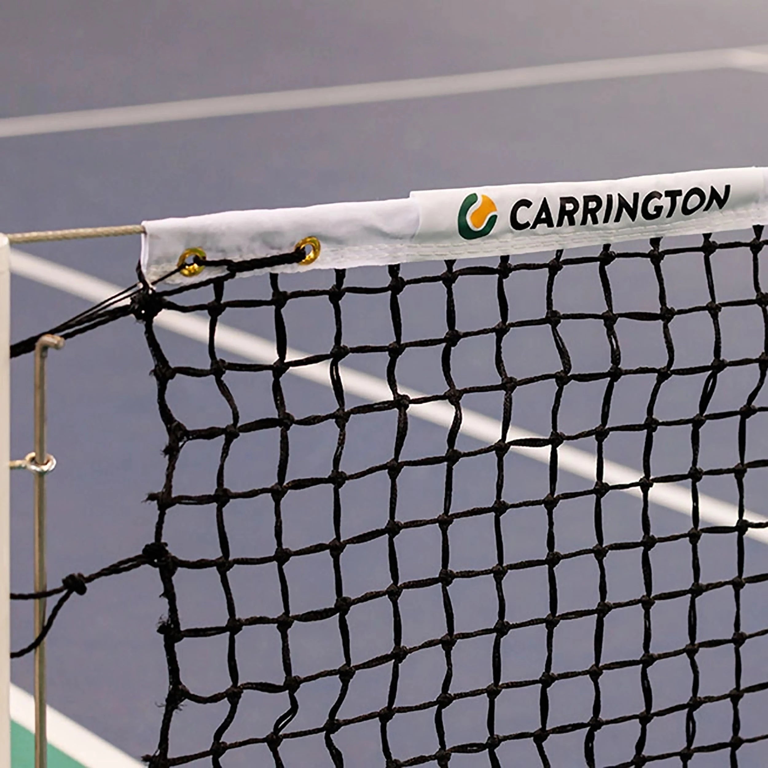 Expert 3mm tennis net double meshed - 12.7m x 1.05m Carrington